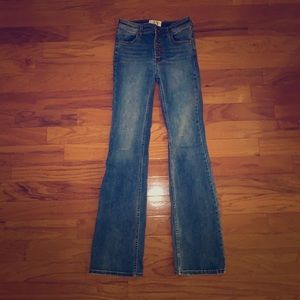 Free People Palo Alto Bootcut Jeans Size 25